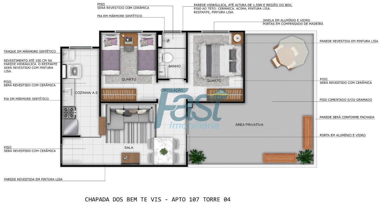 Apartamento à venda com 2 quartos, 39m² - Foto 10