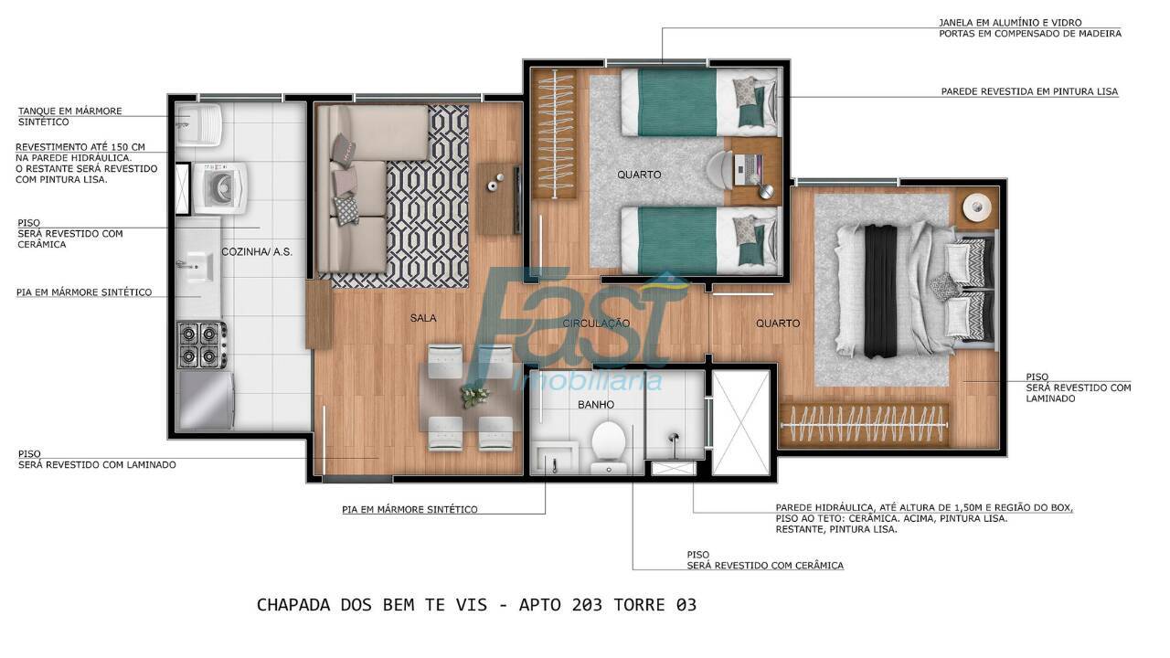 Apartamento à venda com 2 quartos, 39m² - Foto 12