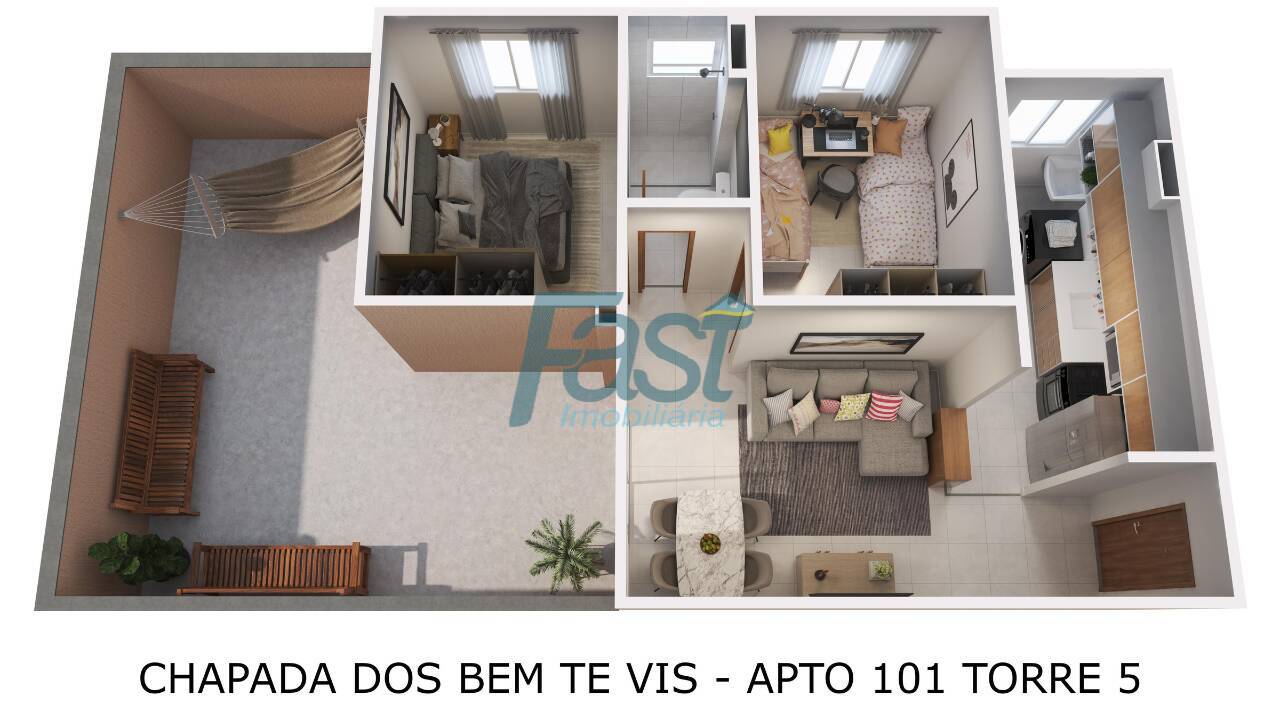 Apartamento à venda com 2 quartos, 39m² - Foto 14